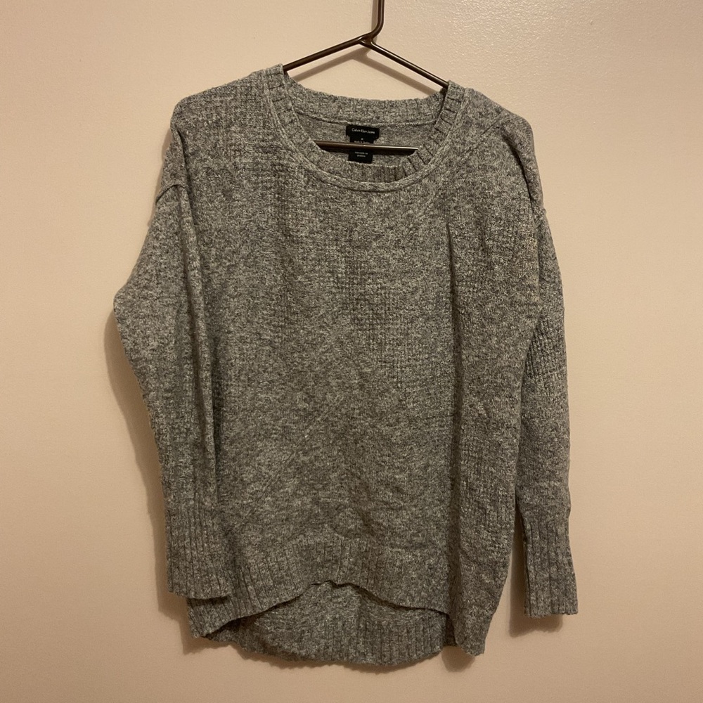 Calvin Klein Jeans Gray Crew Neck Sweater